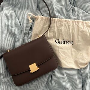 Quince Italian Leather Box Bag